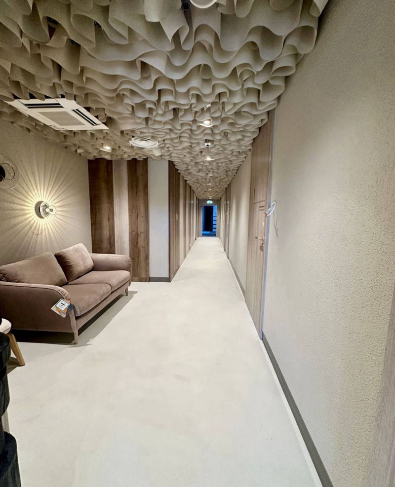 Decorative corridor flooring in Alasca