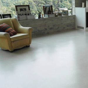 Decorative living room flooring in Craie