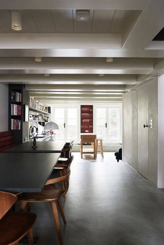 Decorative living area flooring in Lune