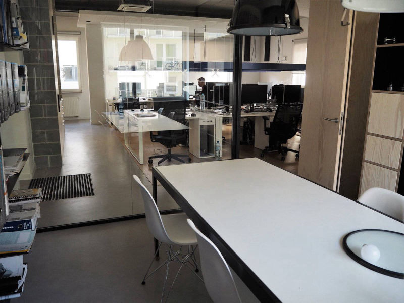 Decorative kitchen flooring in Lune