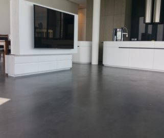 Dark decorative living room flooring in Lune
