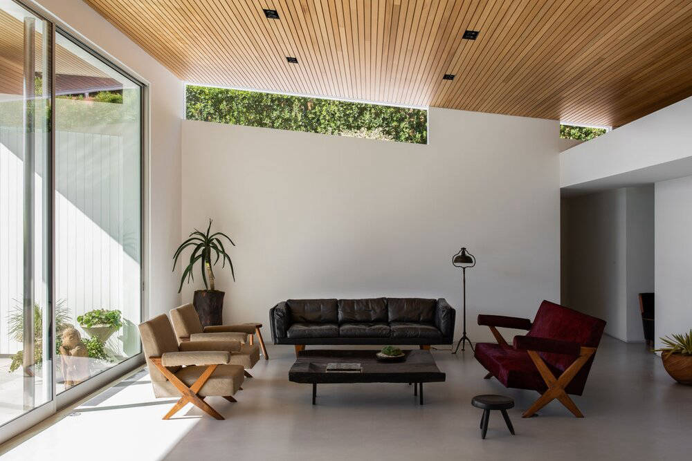 Modern living room with decorative Cementare surfaces