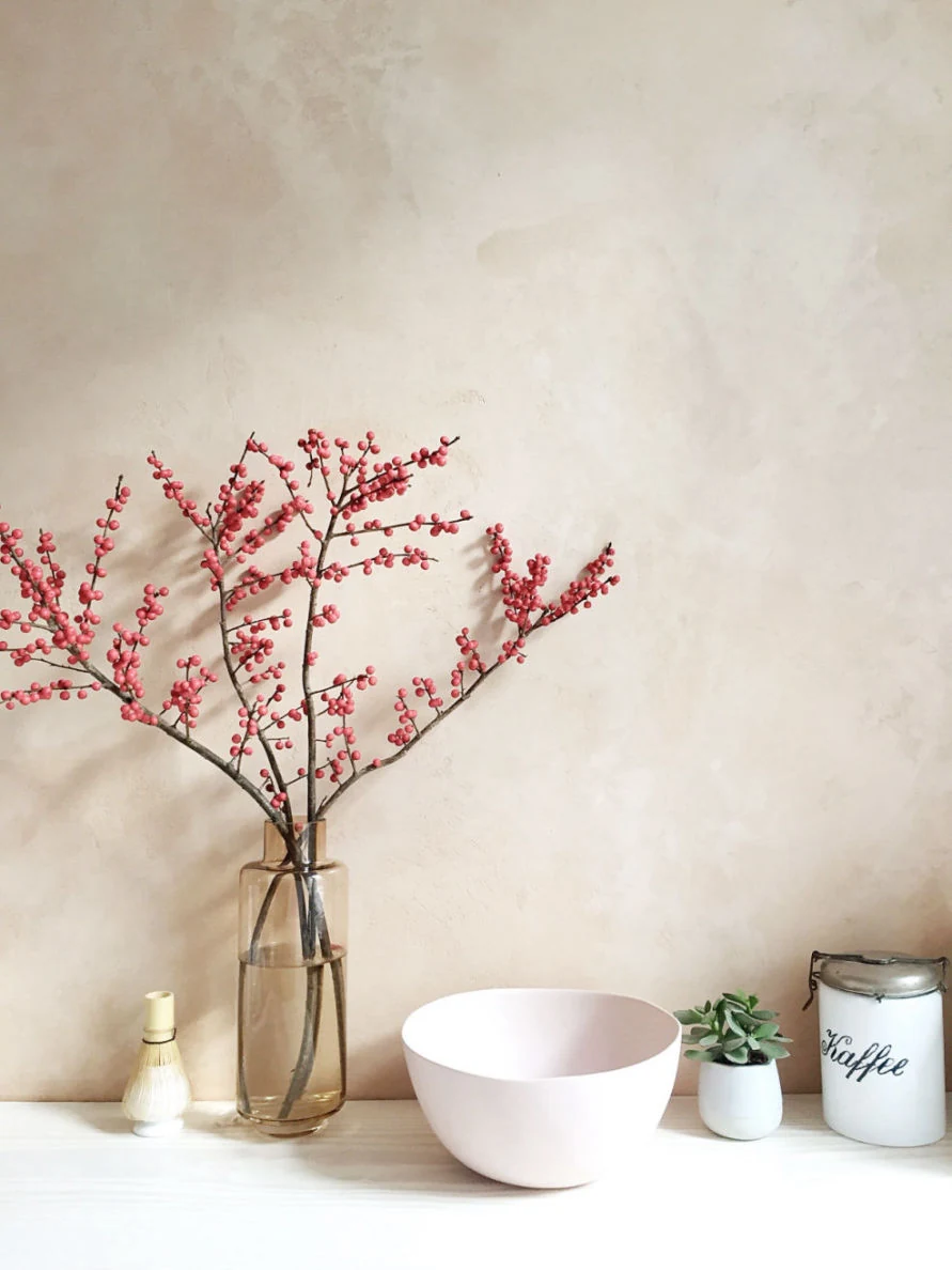 Cementare microcement texture in a warm neutral colour