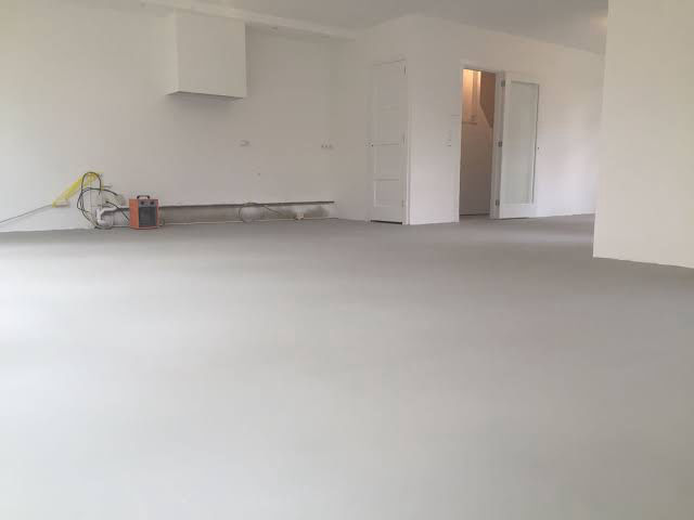 Decorative flooring in a spacious interior in Natural