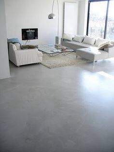 Modern living area flooring in Opale
