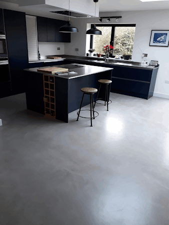 Decorative kitchen flooring in Opale