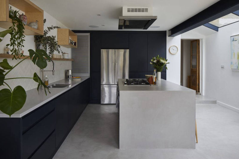 Modern kitchen flooring in Opale