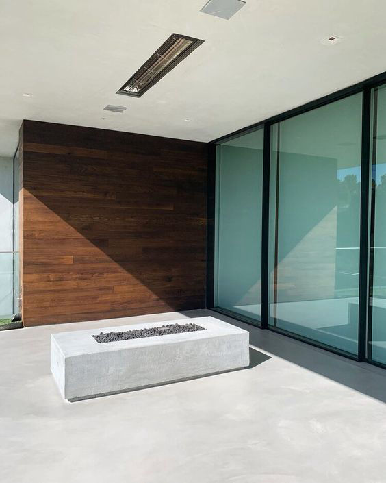 concrete-look exterior floor finish