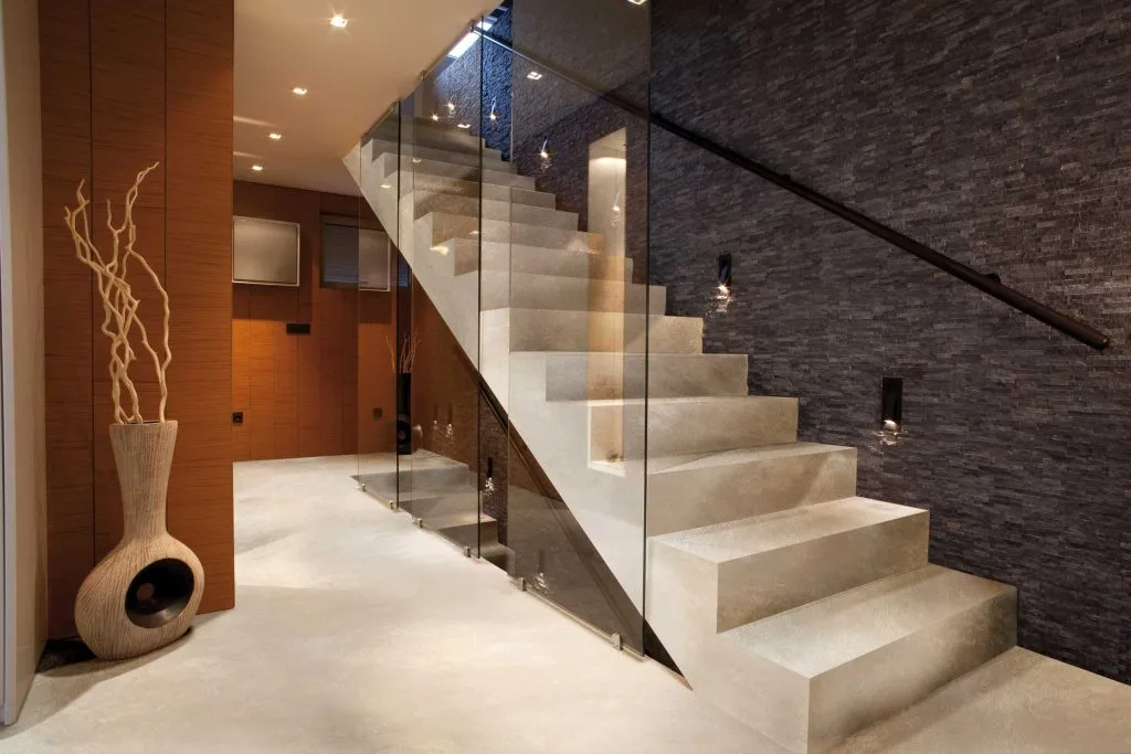 mikro çimento merdiven kaplama