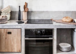 mikro çimento mutfak tezgah